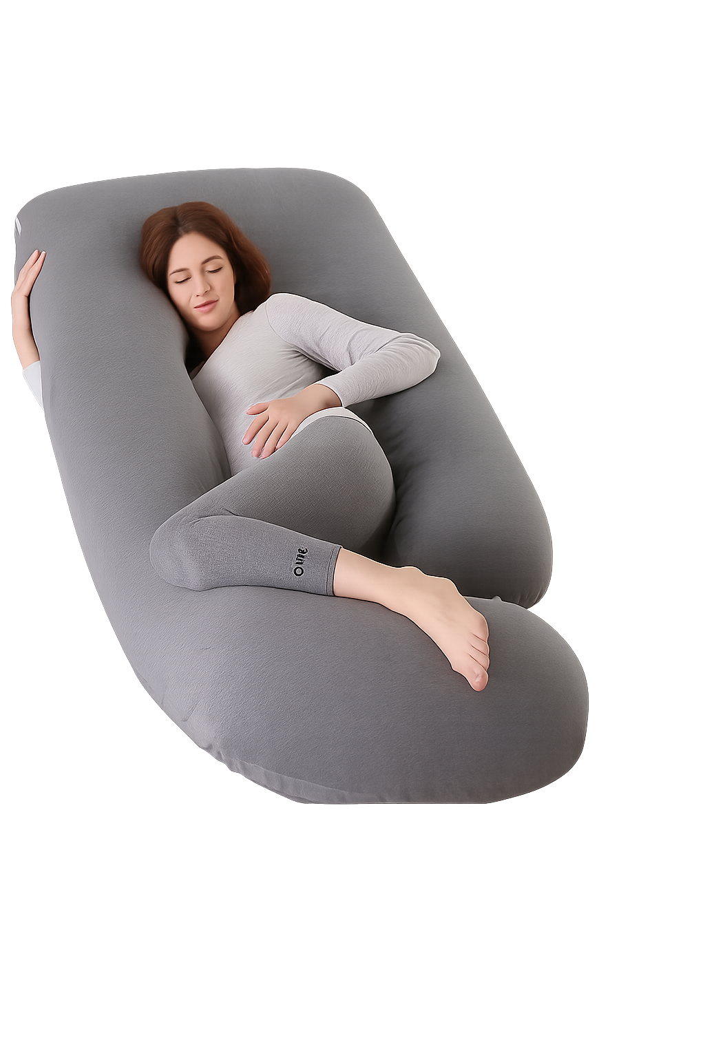 🛌 Almohada de Embarazo en Forma de U – Descansa Como Te Lo Mereces