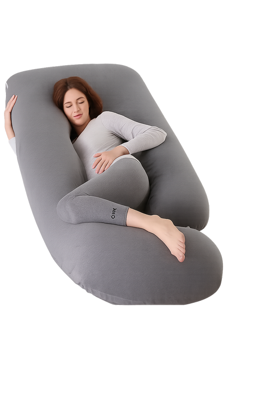 🛌 Almohada de Embarazo en Forma de U – Descansa Como Te Lo Mereces